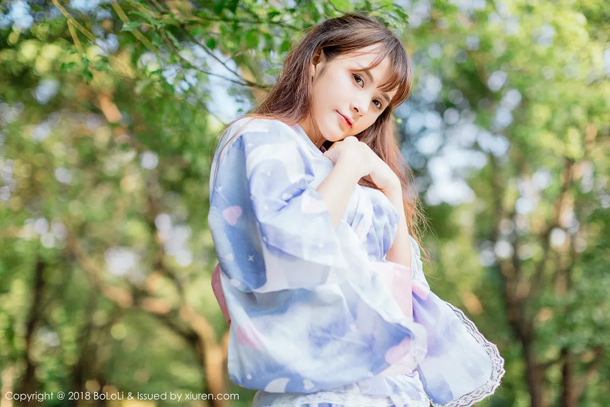 秀人集.com_[Tukmo兔几盟]Vol.118_嫩模夏美酱户外日系百花裙配白丝袜清新迷人写真61P