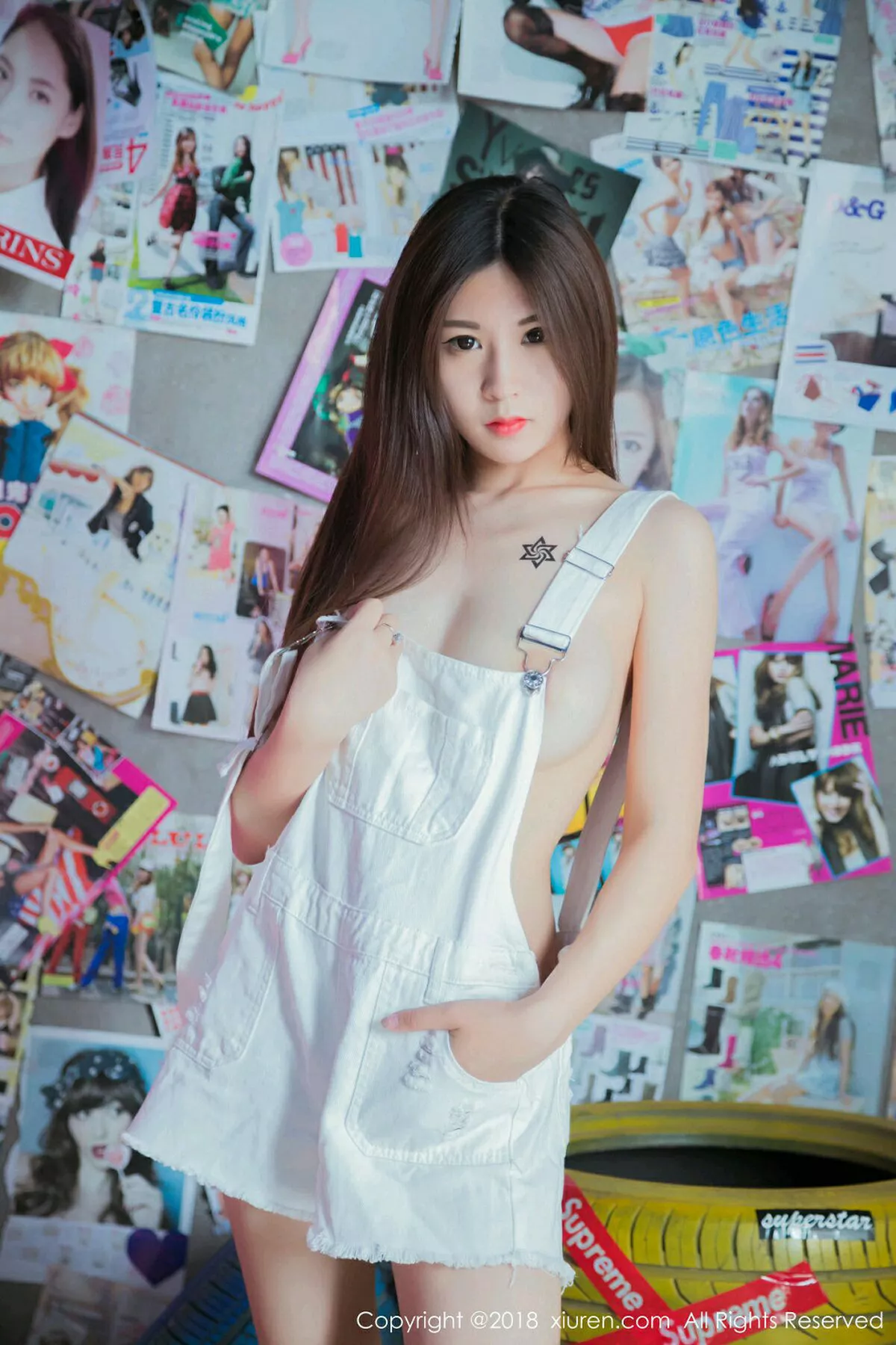 秀人集.com_[XiuRen秀人网]No.1032_嫩模点点lily私房白衬衣真空露豪乳撩人姿势诱惑写真45P