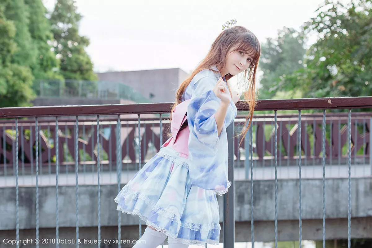 秀人集.com_[Tukmo兔几盟]Vol.118_嫩模夏美酱户外日系百花裙配白丝袜清新迷人写真61P