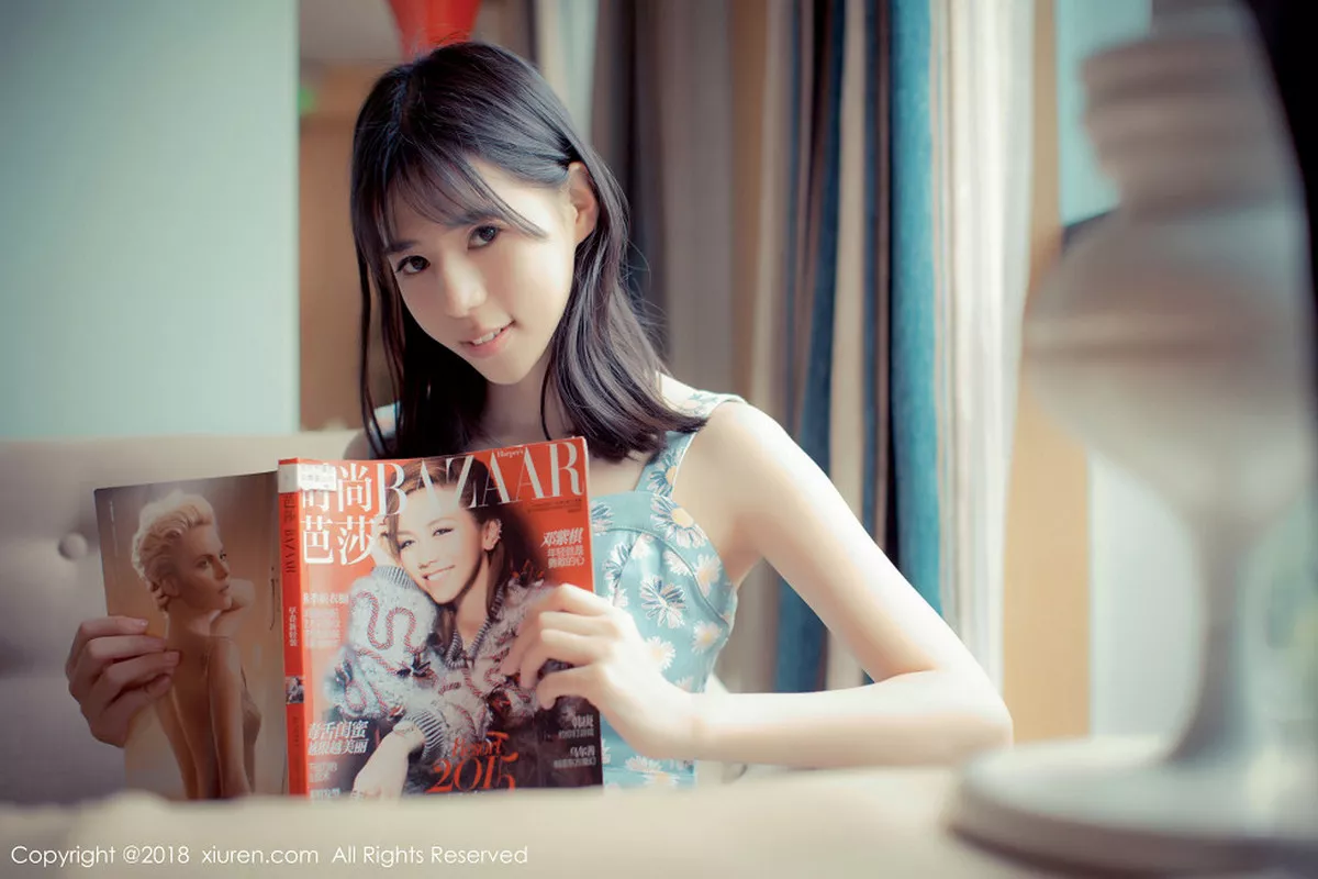 秀人集.com_[XiuRen秀人网]No.1057_嫩模艾栗栗居家床上黑色蕾丝内衣灯光下撩人诱惑写真48P