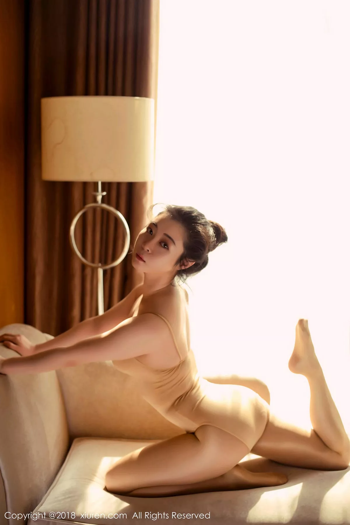 秀人集.com_[XiuRen秀人网]No.1114_嫩模金子Grace居家肉色瑜伽紧身衣秀完美身材撩人诱惑写真51P