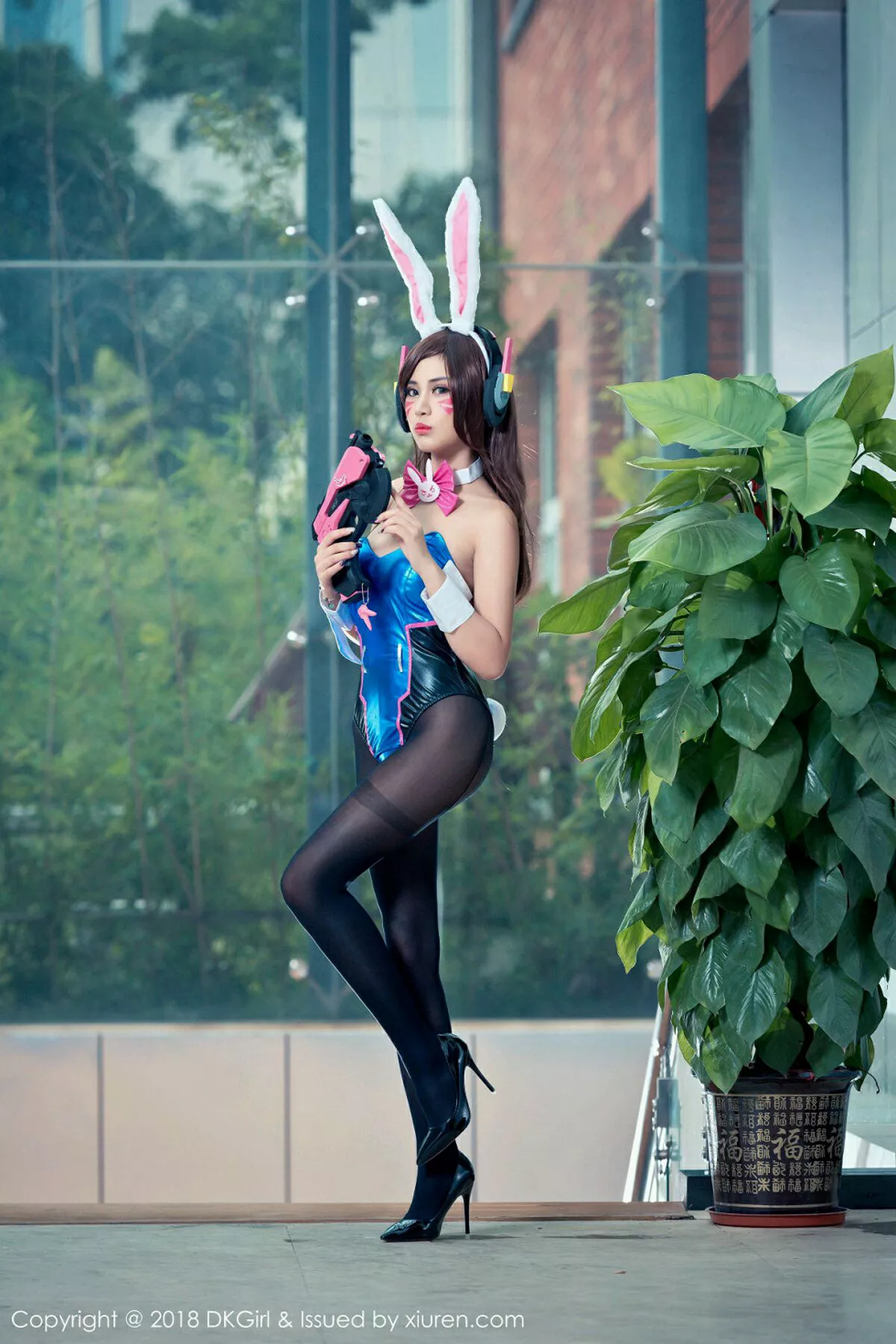 秀人集.com_[DKGirl御女郎]Vol.081_女神萌宝儿BoA守望先锋Dva特辑真空演绎丰乳肥臀诱惑写真46P