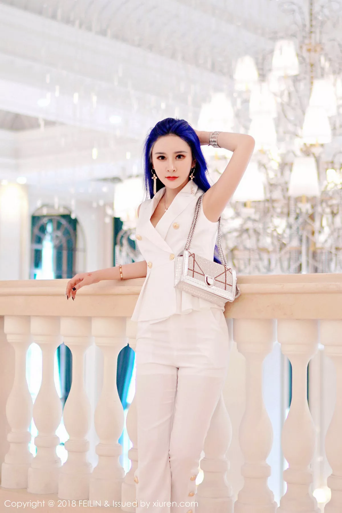 秀人集.com_[FeiLin嗲囡囡]Vol.159_嫩模喵莫儿居家黑色蕾丝情趣内衣秀完美身材惹火诱惑写真38P