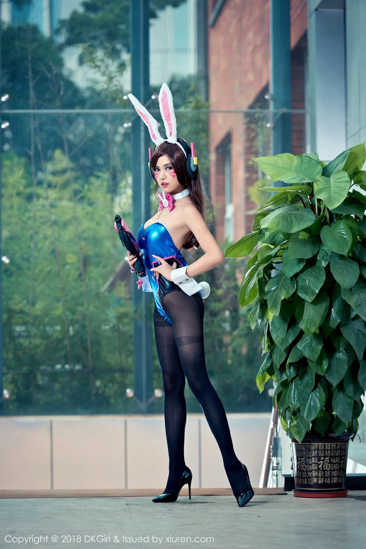 秀人集.com_[DKGirl御女郎]Vol.081_女神萌宝儿BoA守望先锋Dva特辑真空演绎丰乳肥臀诱惑写真46P