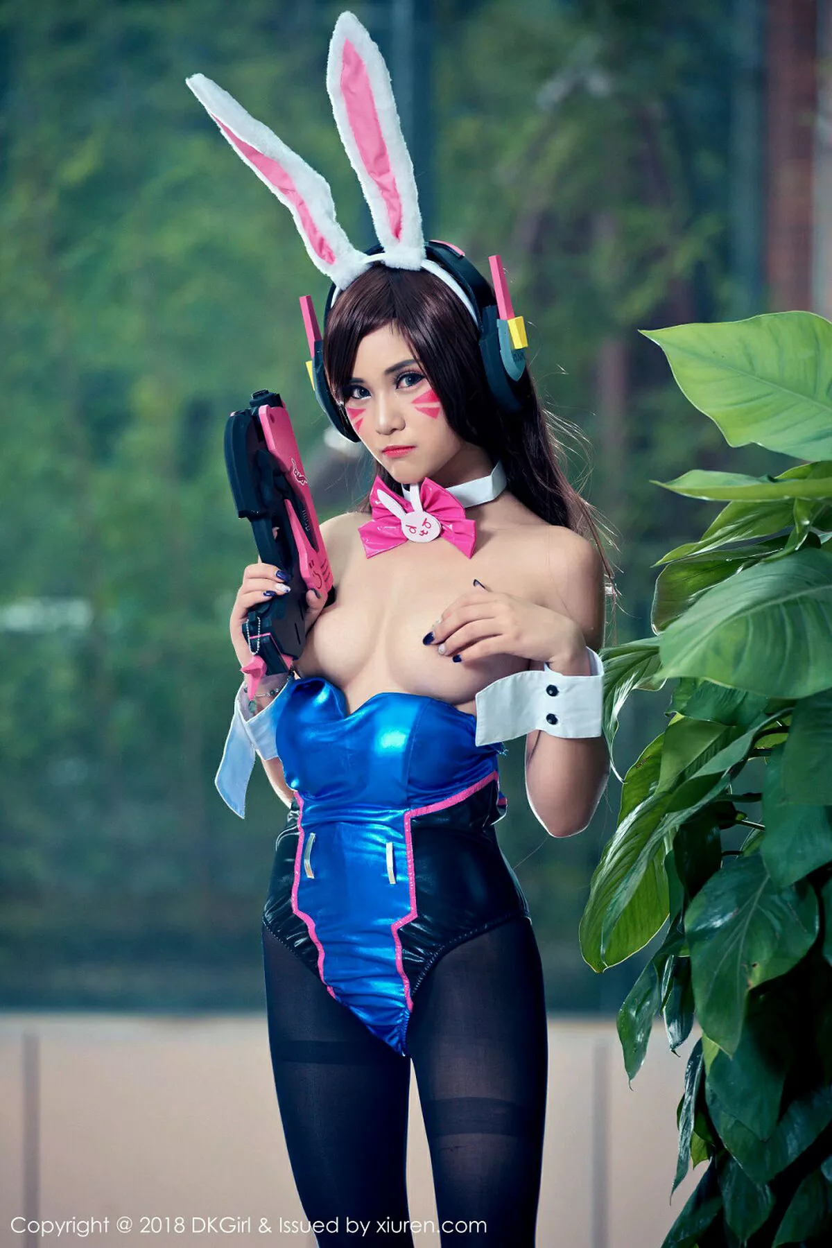 秀人集.com_[DKGirl御女郎]Vol.081_女神萌宝儿BoA守望先锋Dva特辑真空演绎丰乳肥臀诱惑写真46P