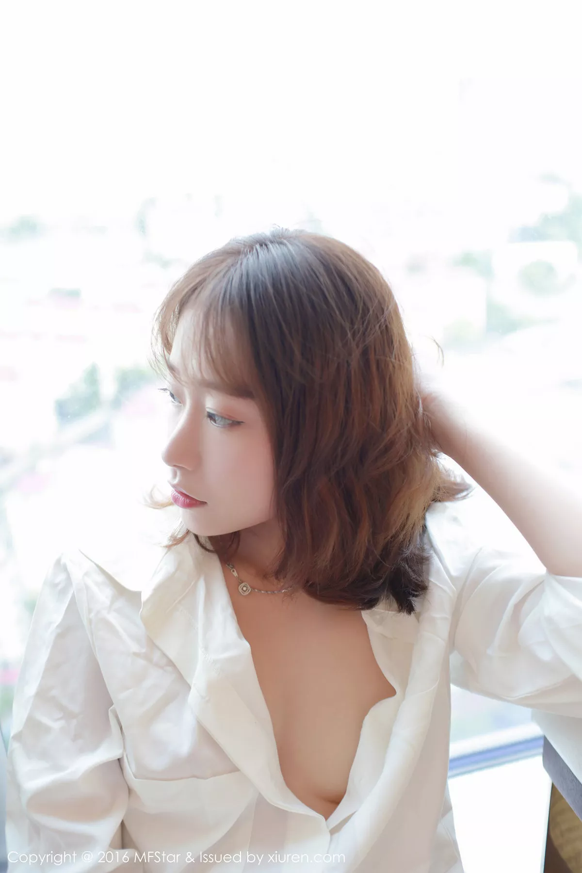 秀人集.com_[MFStar模范学院]Vol.066_嫩模陈思雨Mango居家私房内衣诱人美乳性感翘臀写真50P