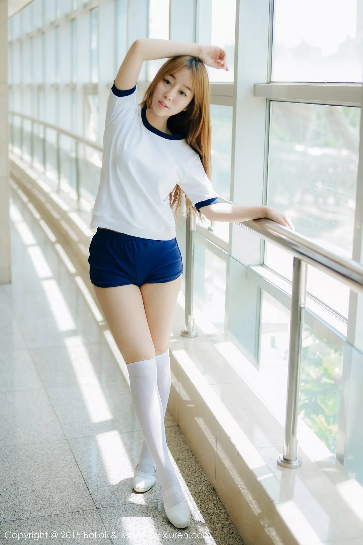 秀人集.com_[BoLoli波萝社]Vol.038_嫩模王雨纯校园体操服秀完美身材诱惑翘臀写真50P