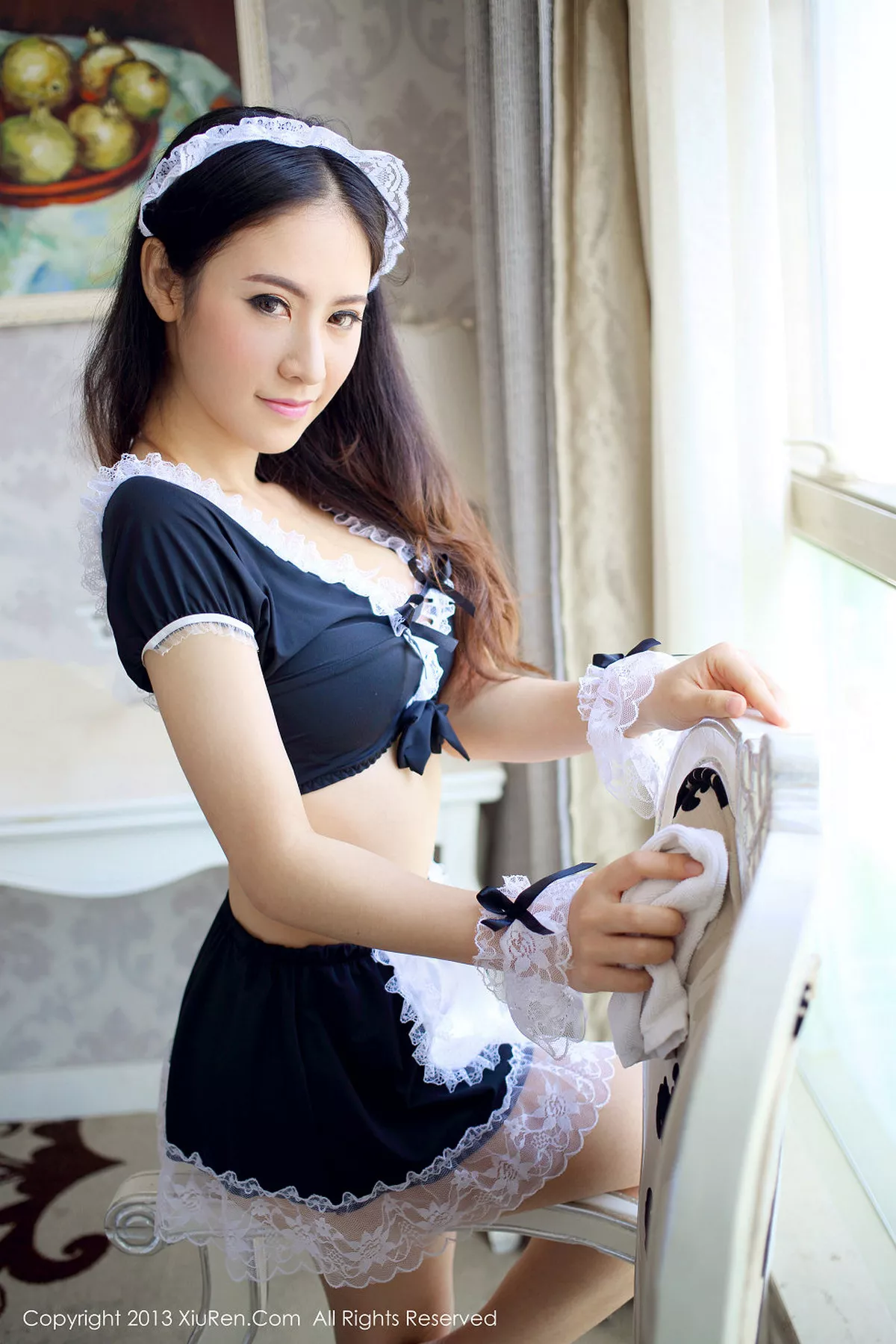 秀人集.com_[XiuRen秀人网]No.074_嫩模Sissi诗诗浴缸里黑色蕾丝内裤湿身诱惑写真63P