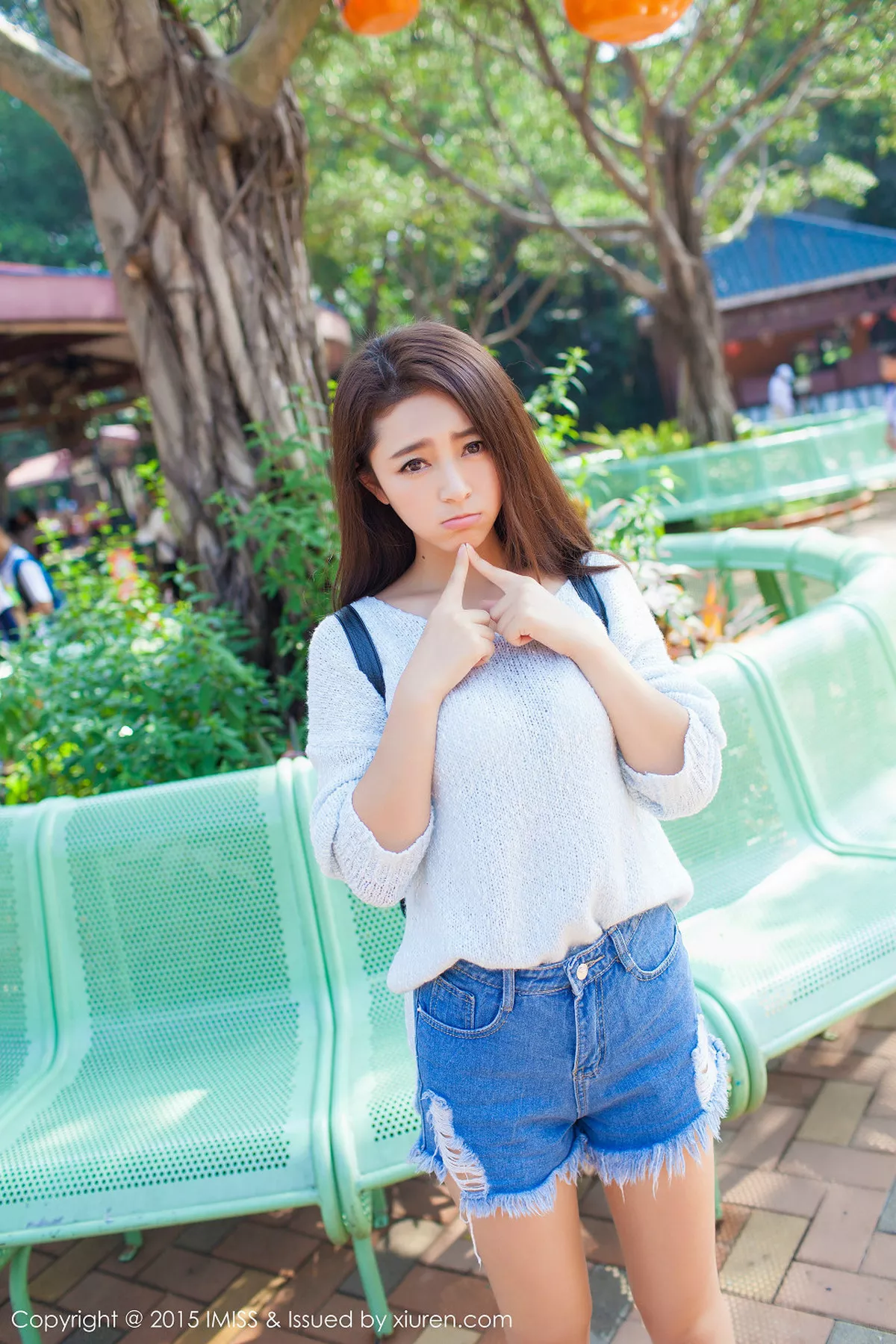 秀人集.com_[IMISS爱蜜社]Vol.049_嫩模夏茉GIGI蓝色齐逼牛仔热裤性感内衣完美诱惑写真47P