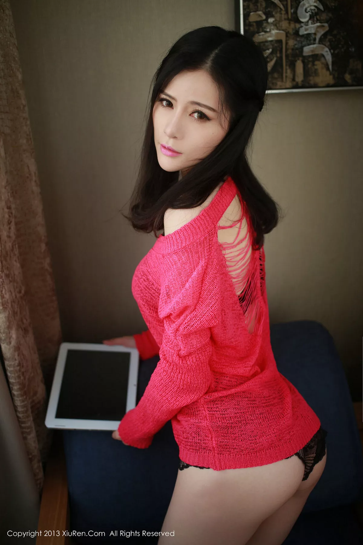 秀人集.com_[XiuRen秀人网]No.047_嫩模nancy小姿性感内衣系列诱人豪乳写真48P