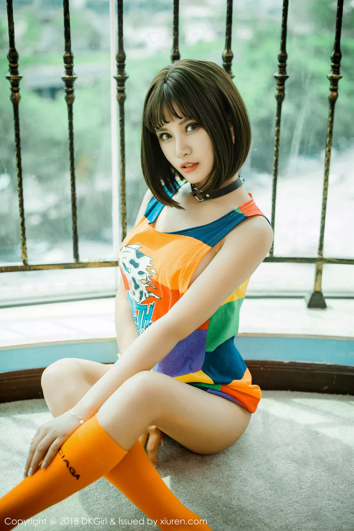 秀人集.com_[DKGirl御女郎]Vol.082_嫩模萌宝儿BoA户外真空球衣+室内真空短裙露豪乳极致诱惑写真48P