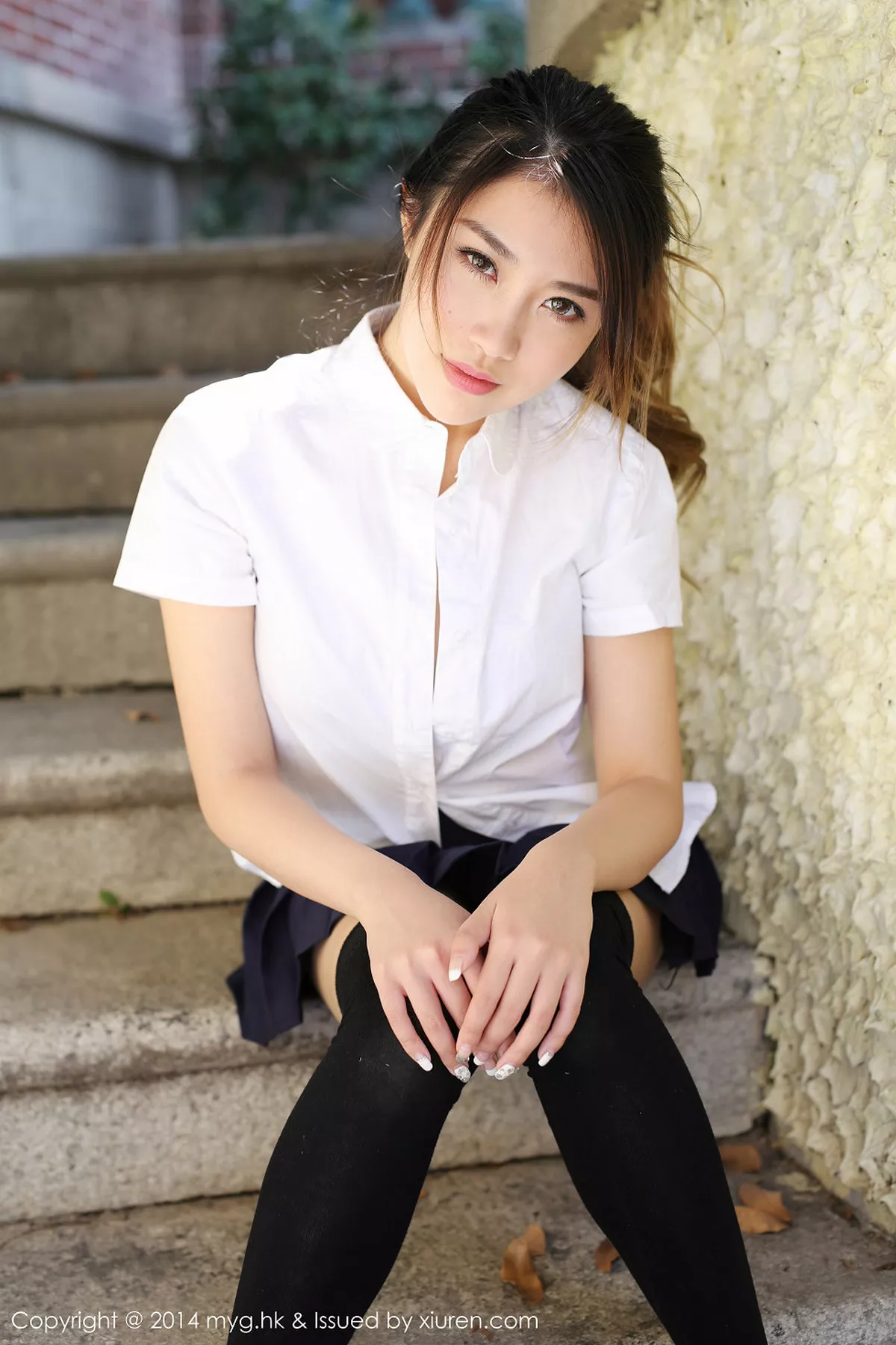 秀人集.com_[MyGirl美媛馆]Vol.072_嫩模许诺Sabrina厦门旅拍白色背心秀美胸粉红内裤写真74P