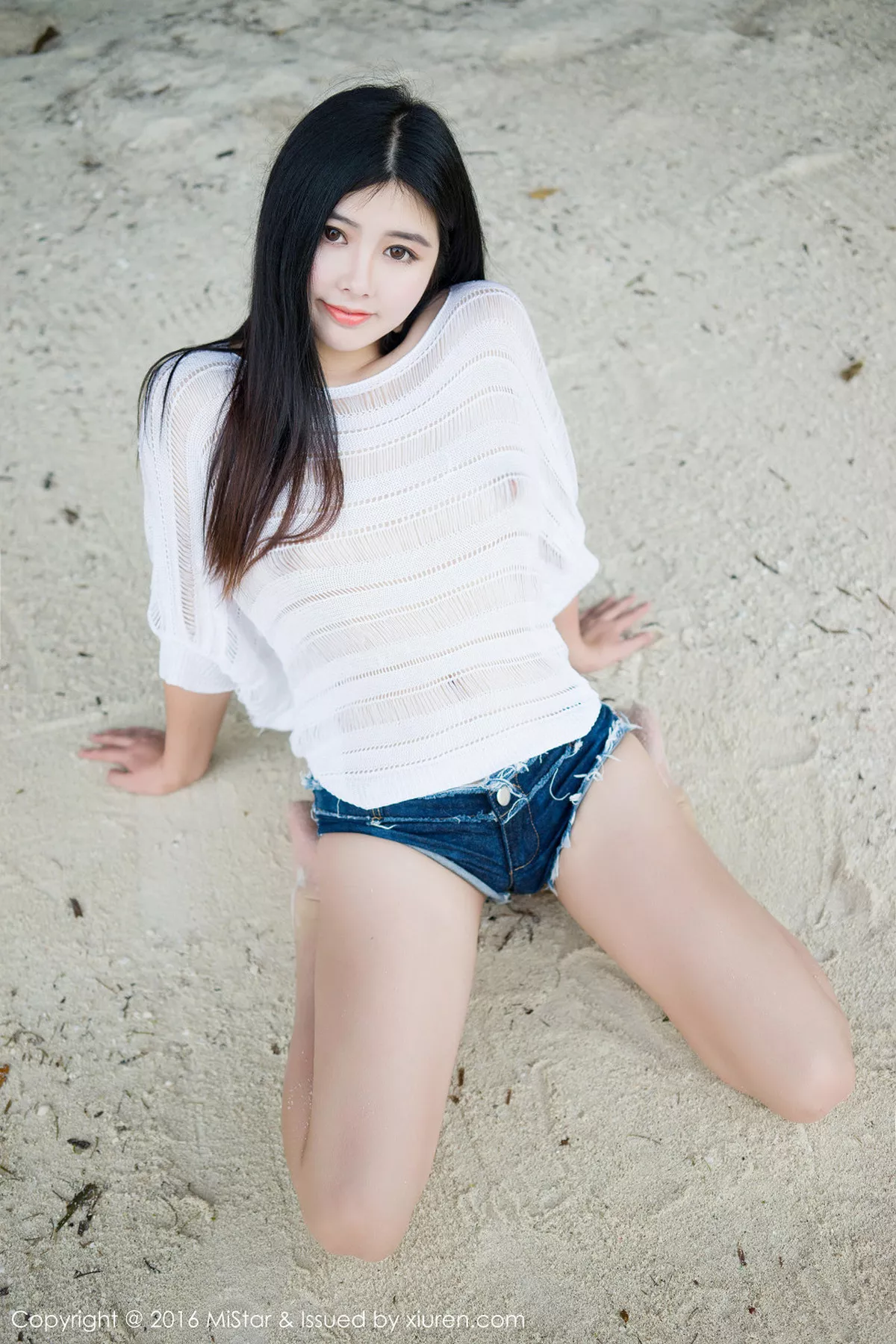 秀人集.com_[MiStar魅妍社]Vol.073_嫩模娜露Selena薄荷岛旅拍白色透视网衣秀豪乳写真60P