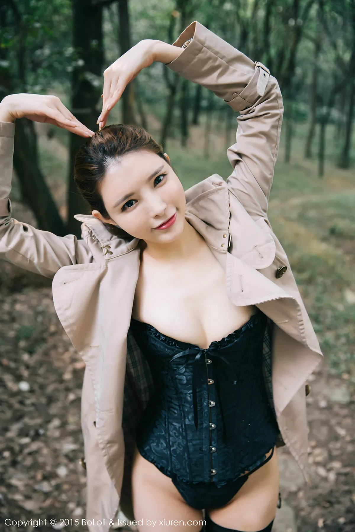 秀人集.com_[BoLoli波萝社]Vol.073_嫩模夏小秋秋秋心愿旅拍黑色透视比基尼秀豪乳写真48P