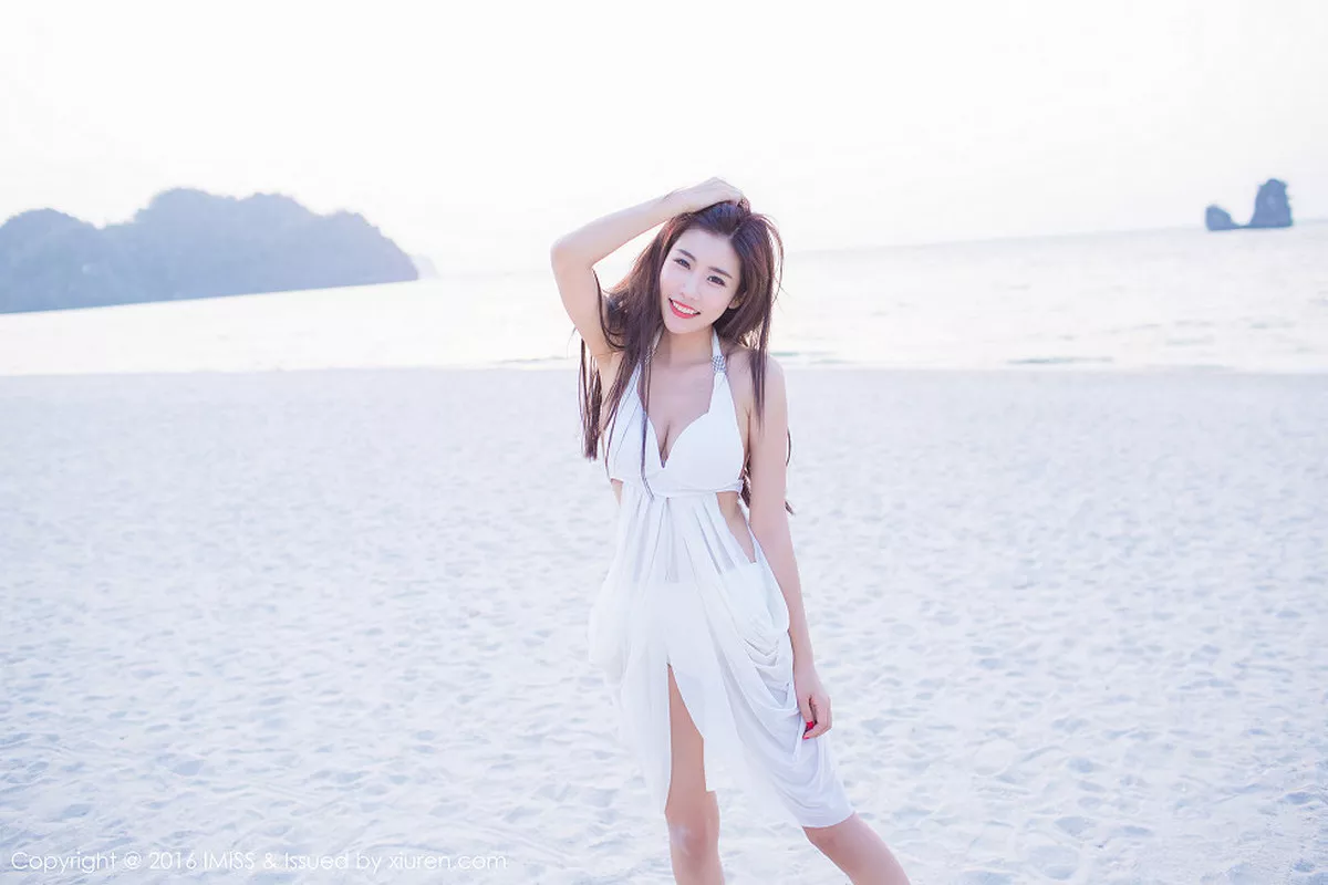 秀人集.com_[IMISS爱蜜社]Vol.086_嫩模程小烦不烦纯白裙子性感内衣秀美胸清新迷人写真47P