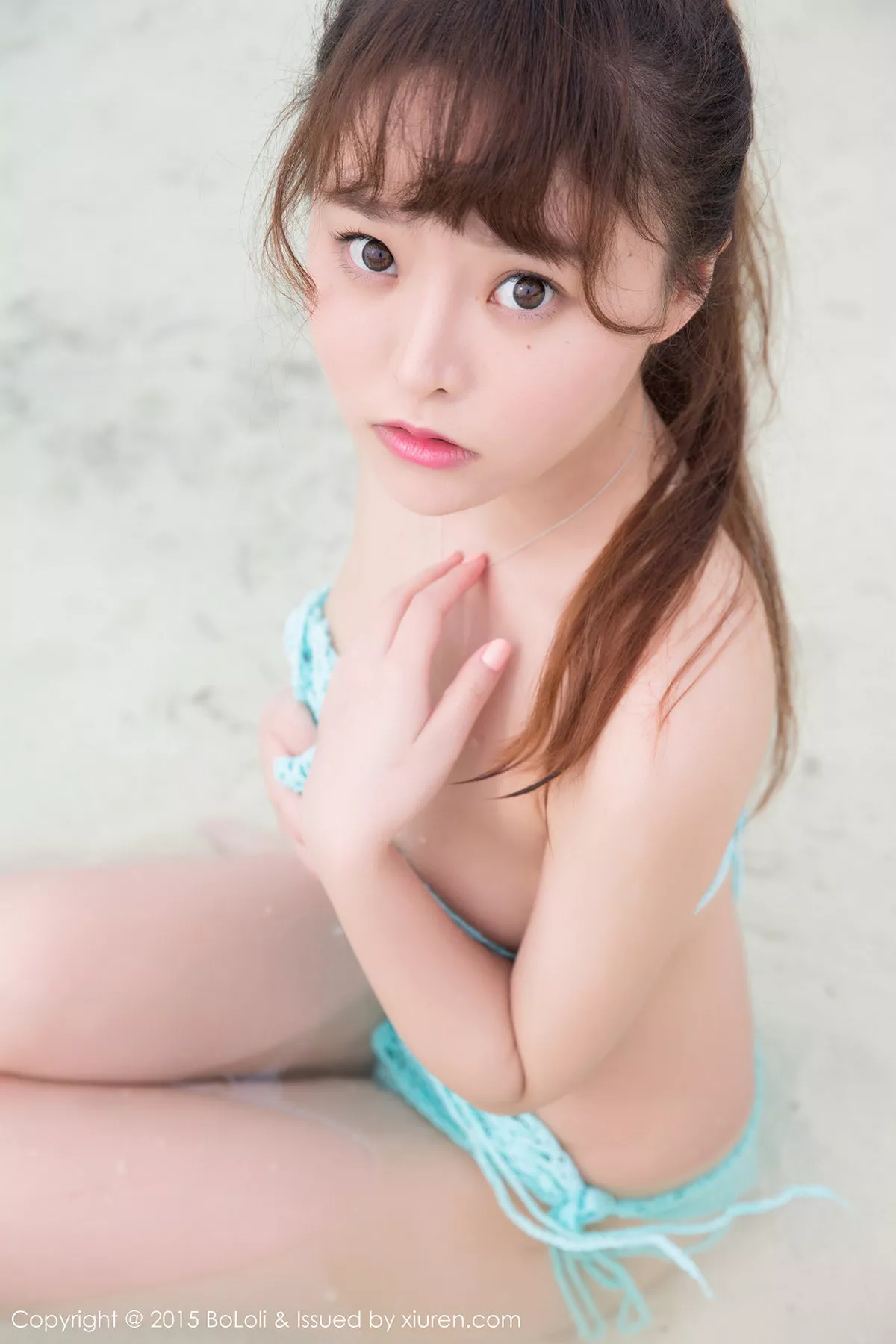 秀人集.com_[BoLoli波萝社]Vol.052_嫩模柳侑绮Sevenbaby网状毛线内衣水中湿身诱惑写真49P