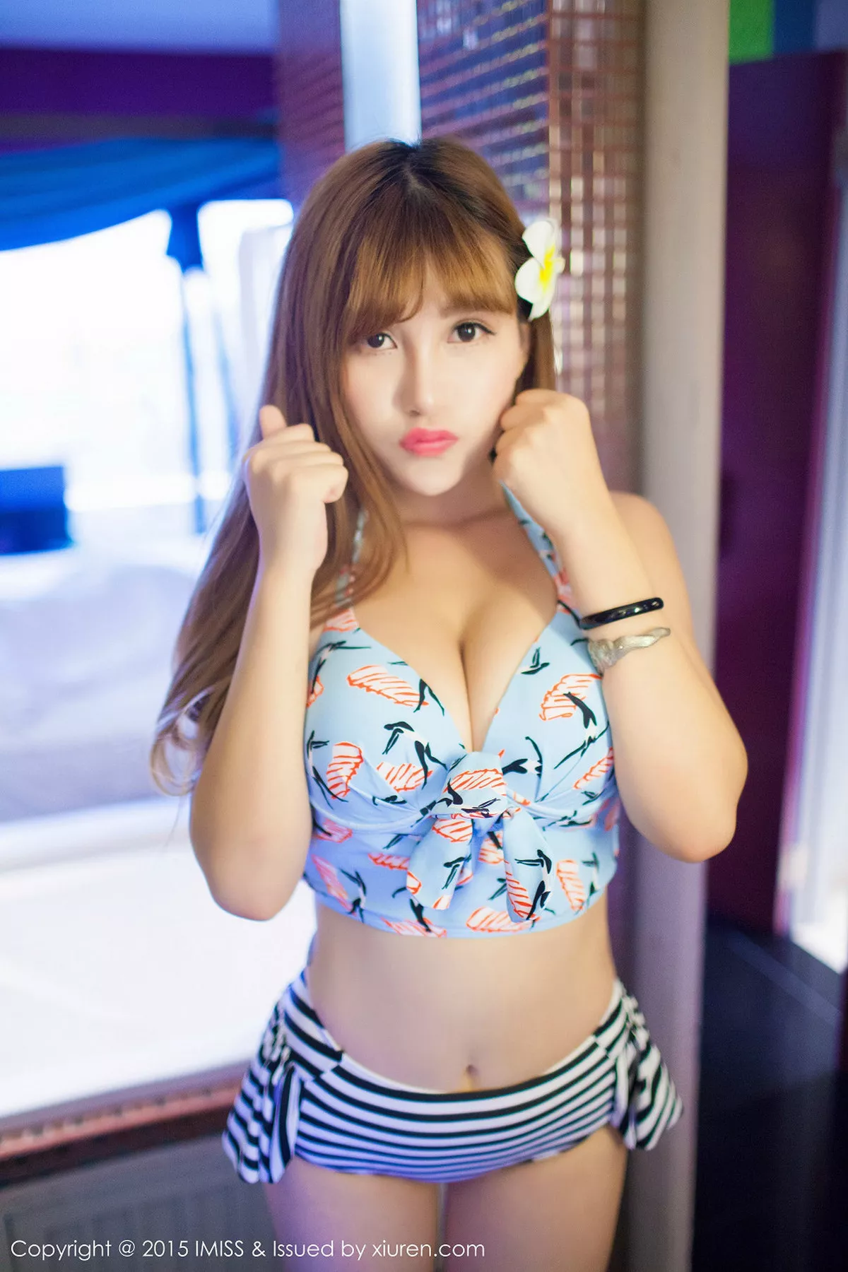 秀人集.com_[IMISS爱蜜社]Vol.051_嫩模LalaBaby啦啦居家私房性感内衣迷人美胸诱惑写真54P