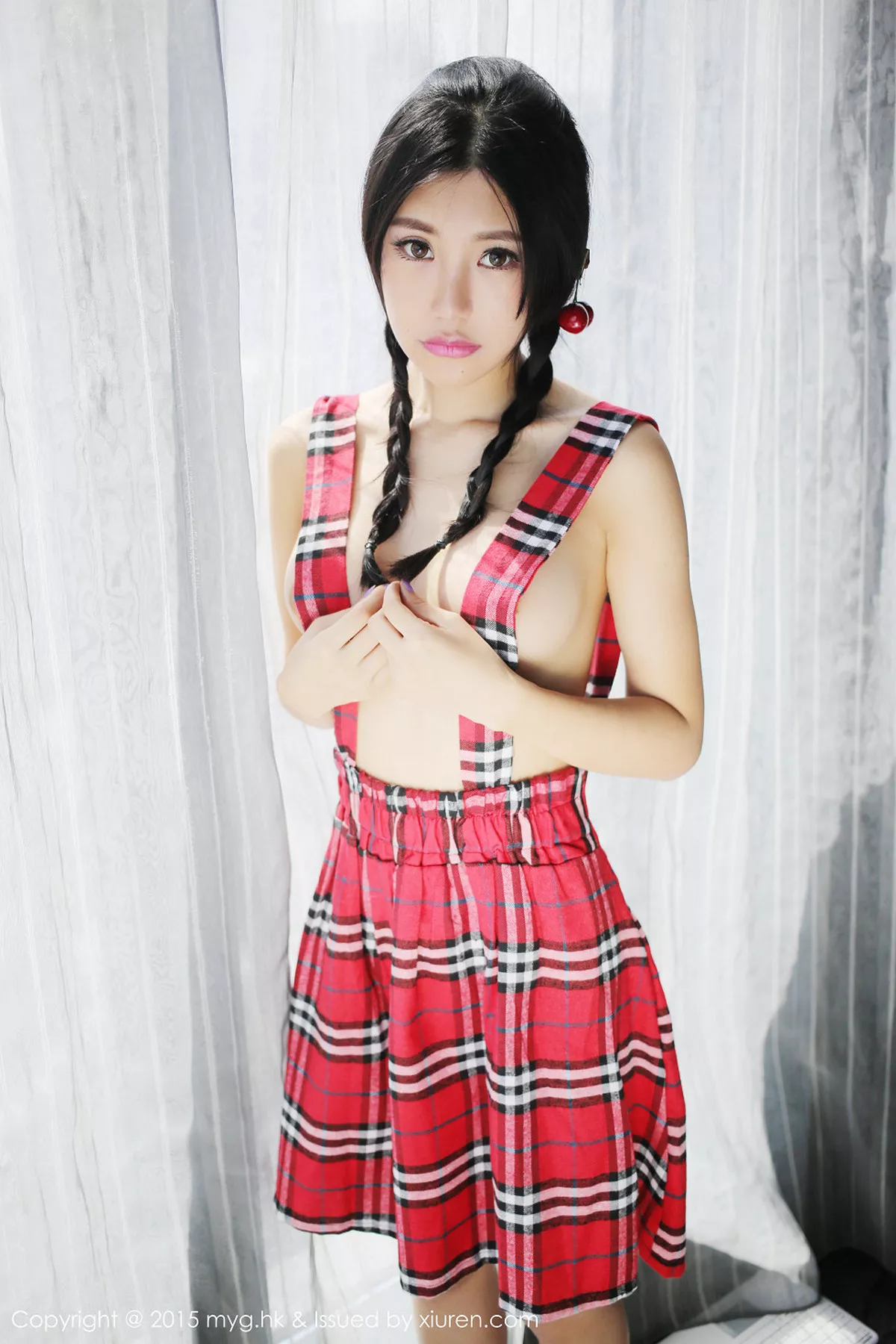 秀人集.com_[MyGirl美媛馆]Vol.091_嫩模绮里嘉ula泰国旅拍性感红色比基尼完美身材写真54P