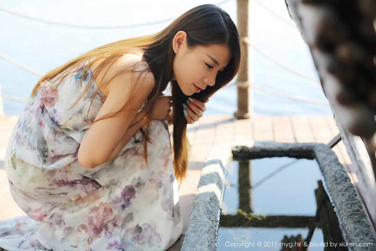 秀人集.com_[MyGirl美媛馆]Vol.106_嫩模vetiver嘉宝贝儿大理旅拍连身花长裙清新迷人写真50P