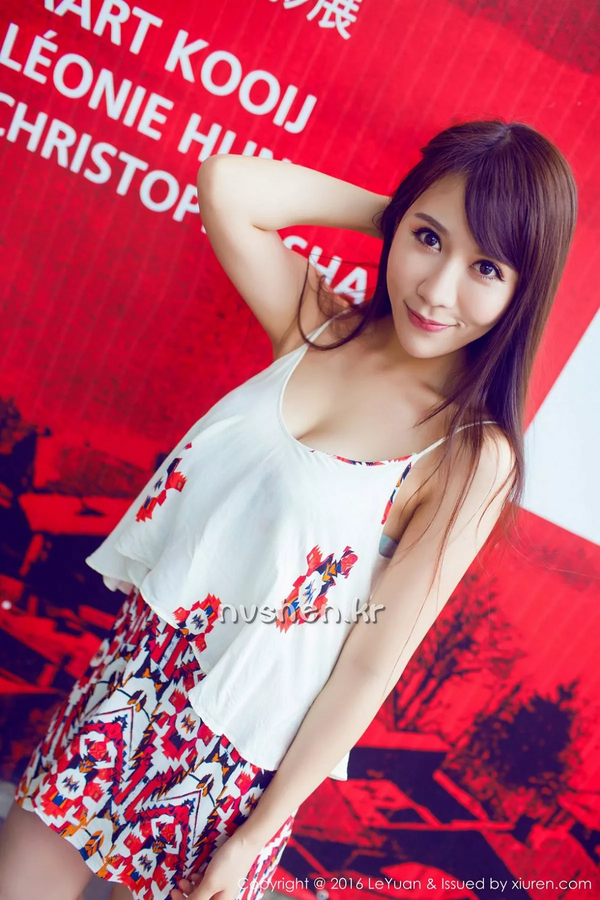 秀人集.com_[LeYuan星乐园]Vol.020_嫩模艾惟玲珑瓜子脸前凸后翘的完美身材白嫩美胸性感写真46P