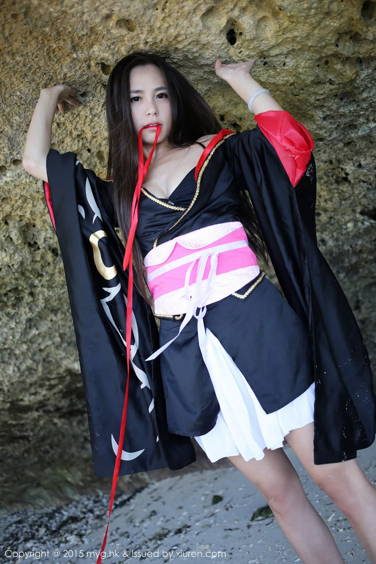 秀人集.com_[MyGirl美媛馆]Vol.136_嫩模Moa小姐菲律宾长滩旅拍日本和服秀完美曲线写真61P