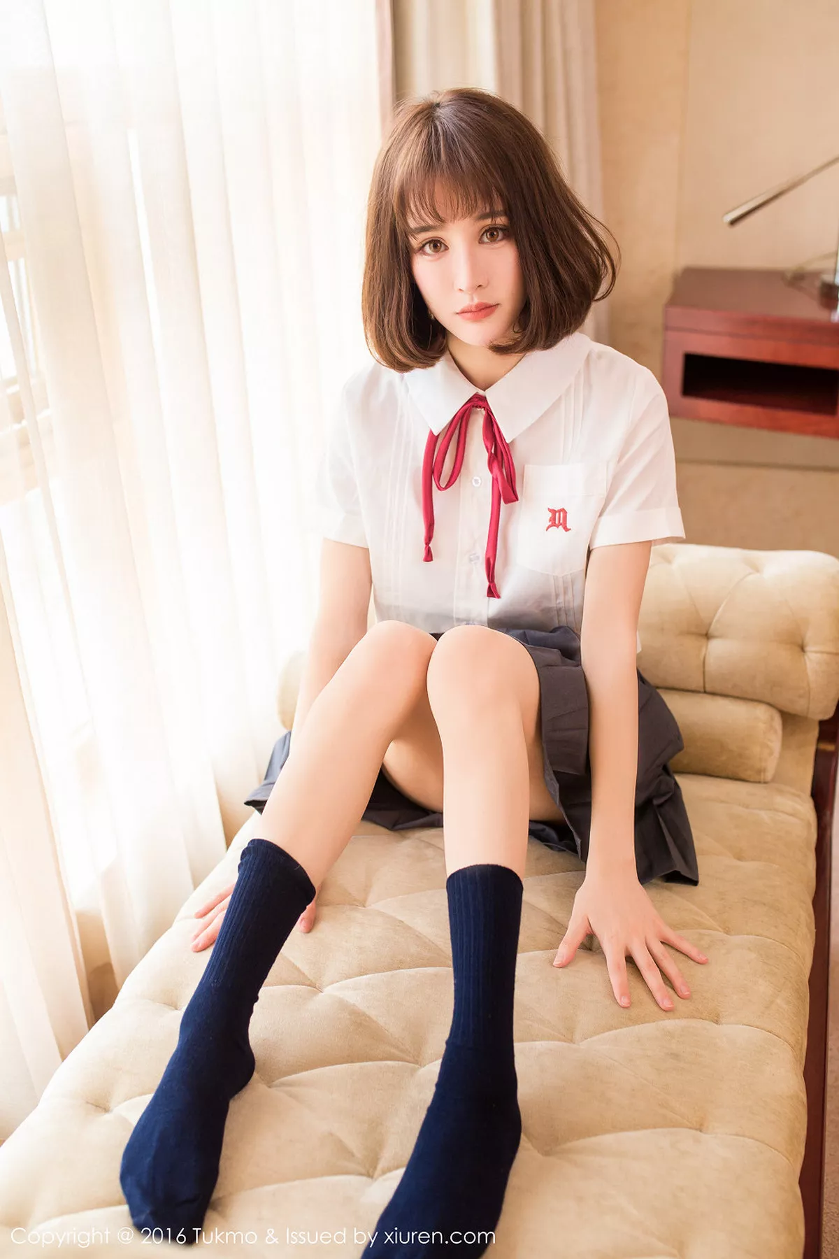 秀人集.com_[Tukmo兔几盟]Vol.093_嫩模Cheryl青树学生制服现性感内衣秀完美身材诱惑写真40P