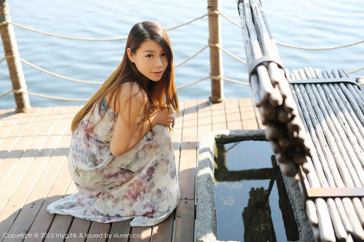 秀人集.com_[MyGirl美媛馆]Vol.106_嫩模vetiver嘉宝贝儿大理旅拍连身花长裙清新迷人写真50P