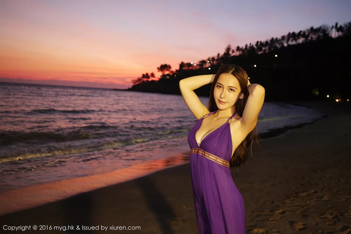 秀人集.com_[MyGirl美媛馆]Vol.191_嫩模熊吖BOBO龙目岛旅拍沙滩边白纱裙下性感美臀写真67P