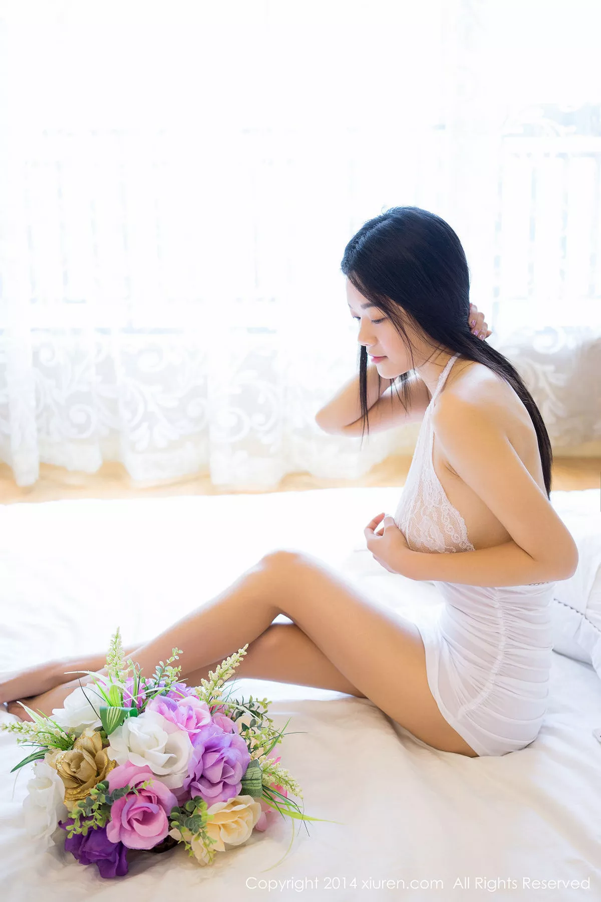 秀人集.com_[XiuRen秀人网]No.155_嫩模琪琪Quee居家私房大尺度半裸上身傲人美乳诱惑写真67P