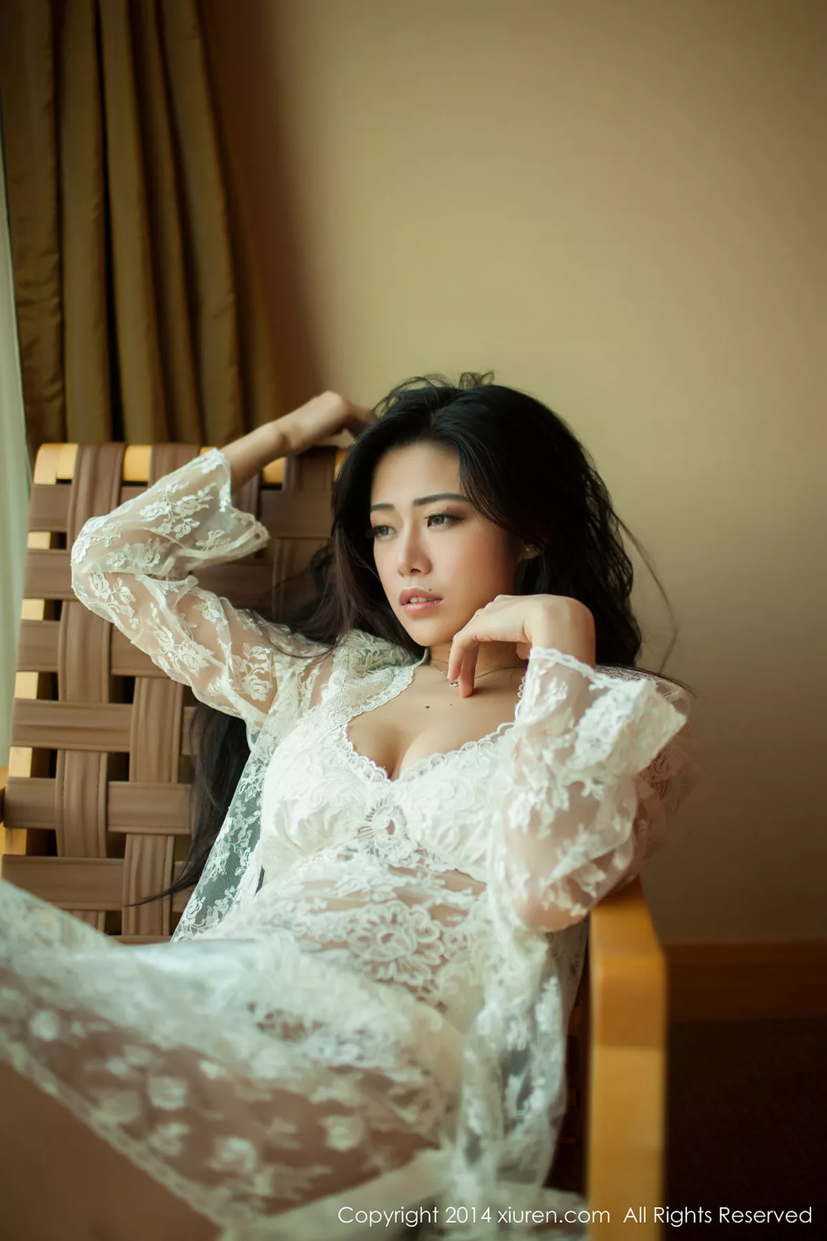 秀人集.com_[XiuRen秀人网]No.161_秀人嫩模luvian本能透明白纱性感内衣系列诱惑写真50P