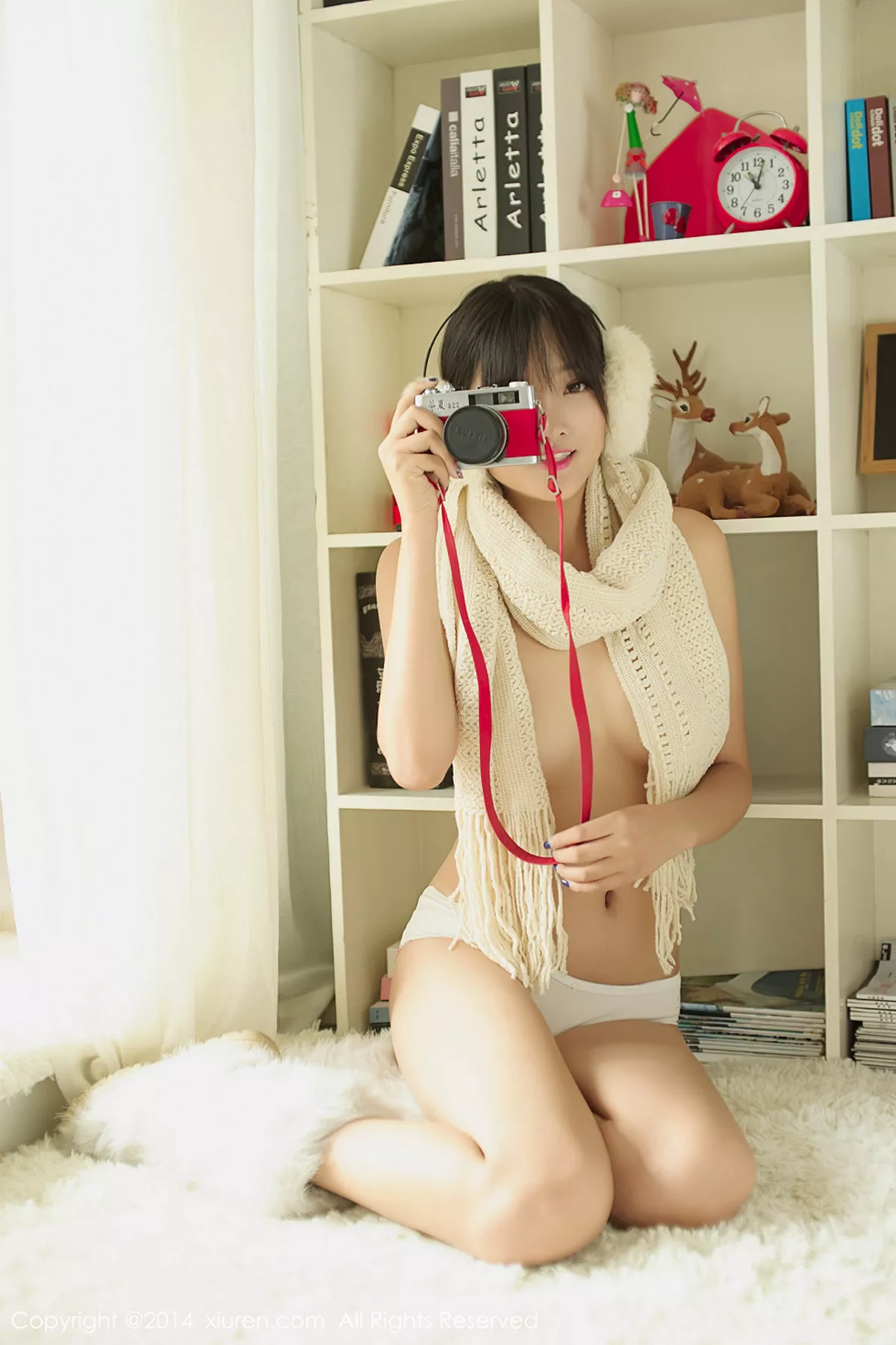 秀人集.com_[XiuRen秀人网]No.217_萌妹子静颜宁居家私房内衣系列真空秀白嫩美乳诱惑写真50P