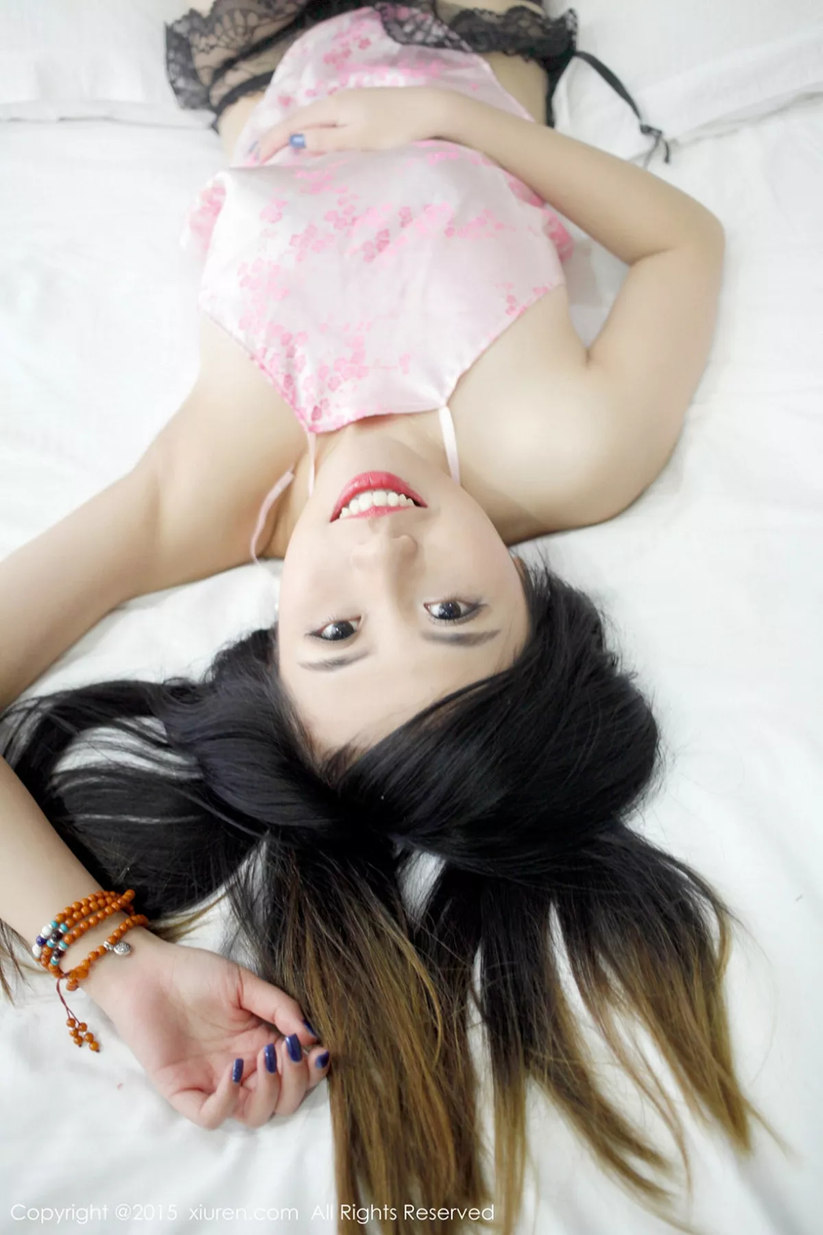 秀人集.com_[XiuRen秀人网]No.290_内地嫩模谢忱倬蕾丝边黑色丁字内裤极致美臀诱惑写真66P