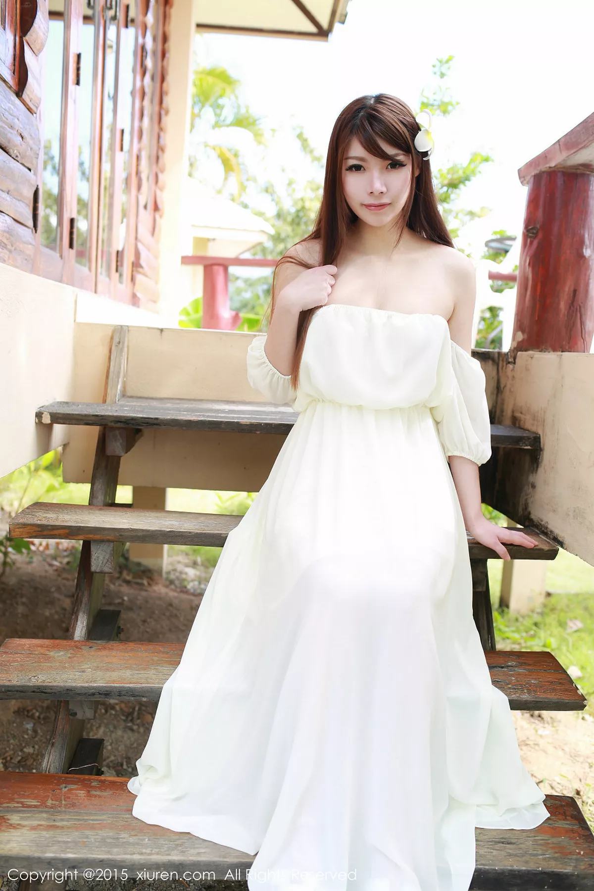 秀人集.com_[XiuRen秀人网]No.307_秀人嫩模MARA醬泰国旅拍户外红色比基尼内衣诱惑写真50P