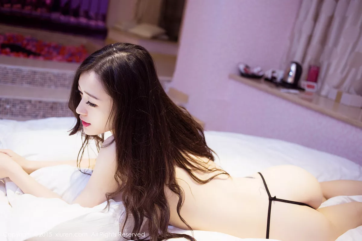 秀人集.com_[XiuRen秀人网]No.306_国产平面模特麻吉小兔子黑色内衣秀完美身材诱惑写真76P