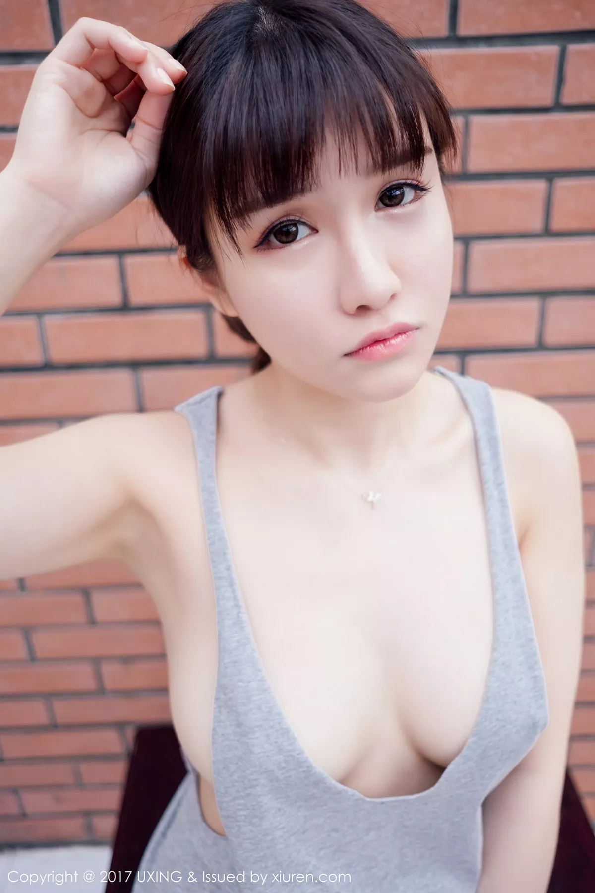 秀人集.com_[UXING优星馆]Vol.039_嫩模K8傲娇萌萌Vivian纯白私房内衣秀豪乳极致诱惑写真47P