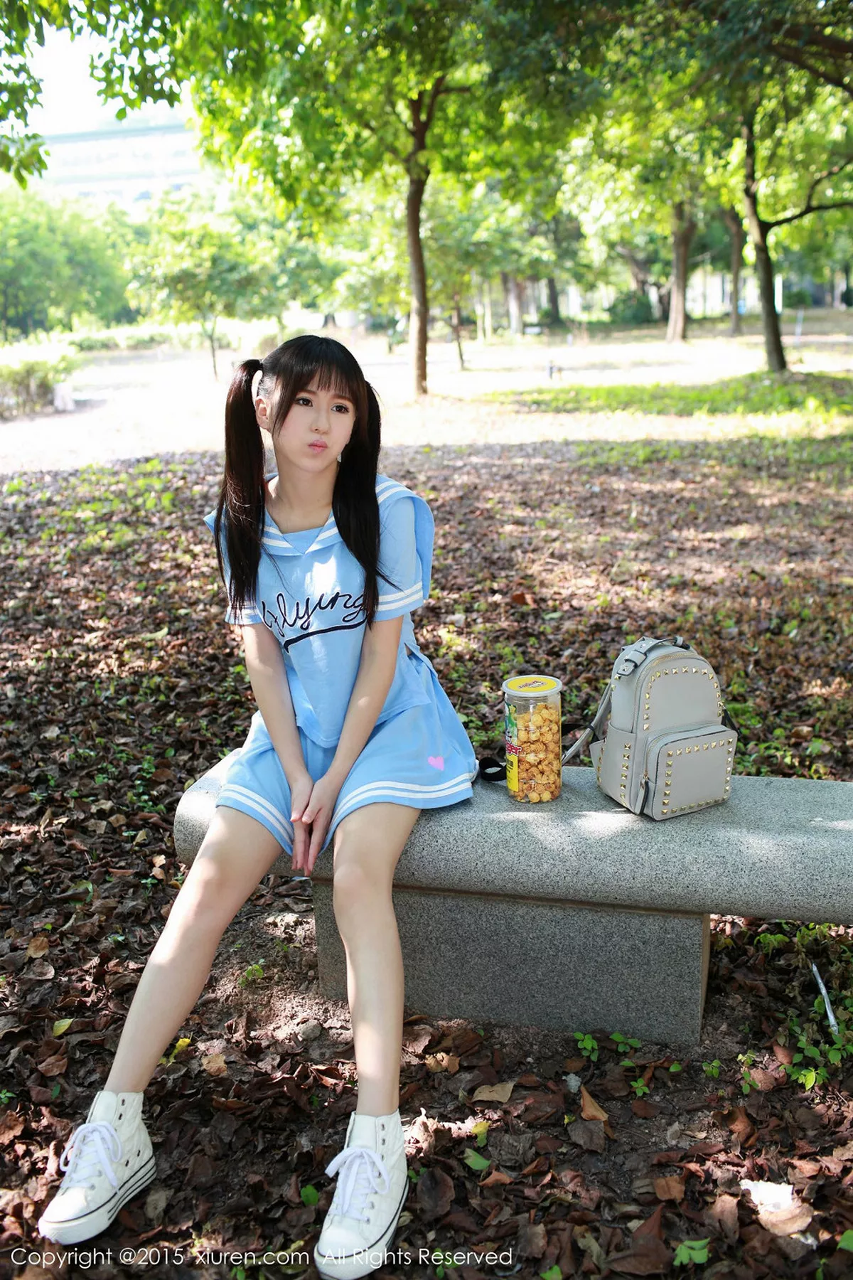 秀人集.com_[XiuRen秀人网]No.387_嫩模唐雨辰TYC双马尾辫户外清纯学生装性感迷人写真68P