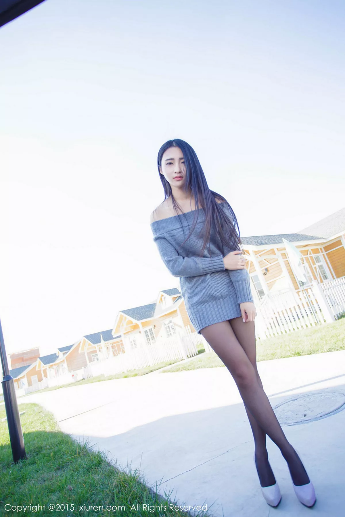 秀人集.com_[XiuRen秀人网]No.421_内地嫩模lucky咏丹黑丝裤袜修长美腿完美身材性感写真71P