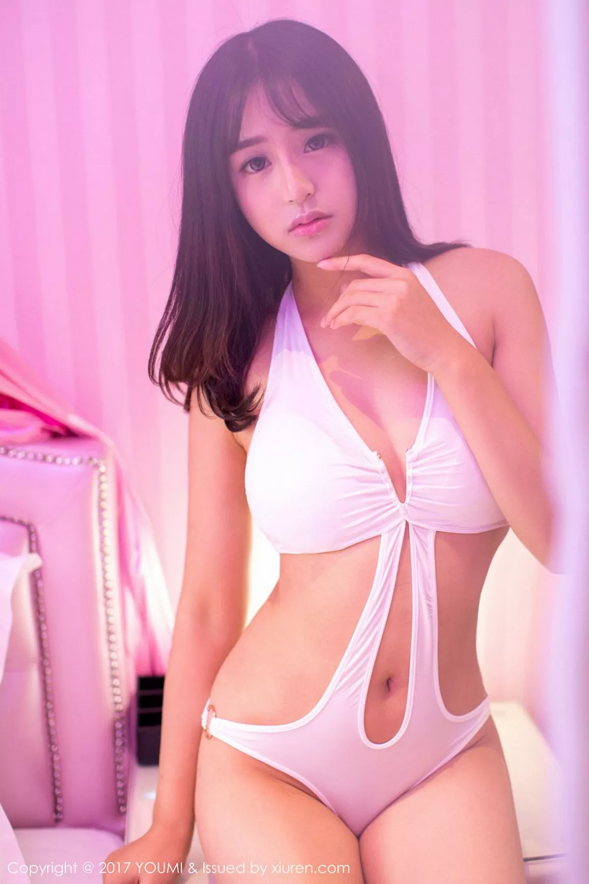 秀人集.com_[YouMi尤蜜荟]Vol.018_清纯女神思淇Sukiiii居家性感内衣秀完美身材粉红诱惑写真46P