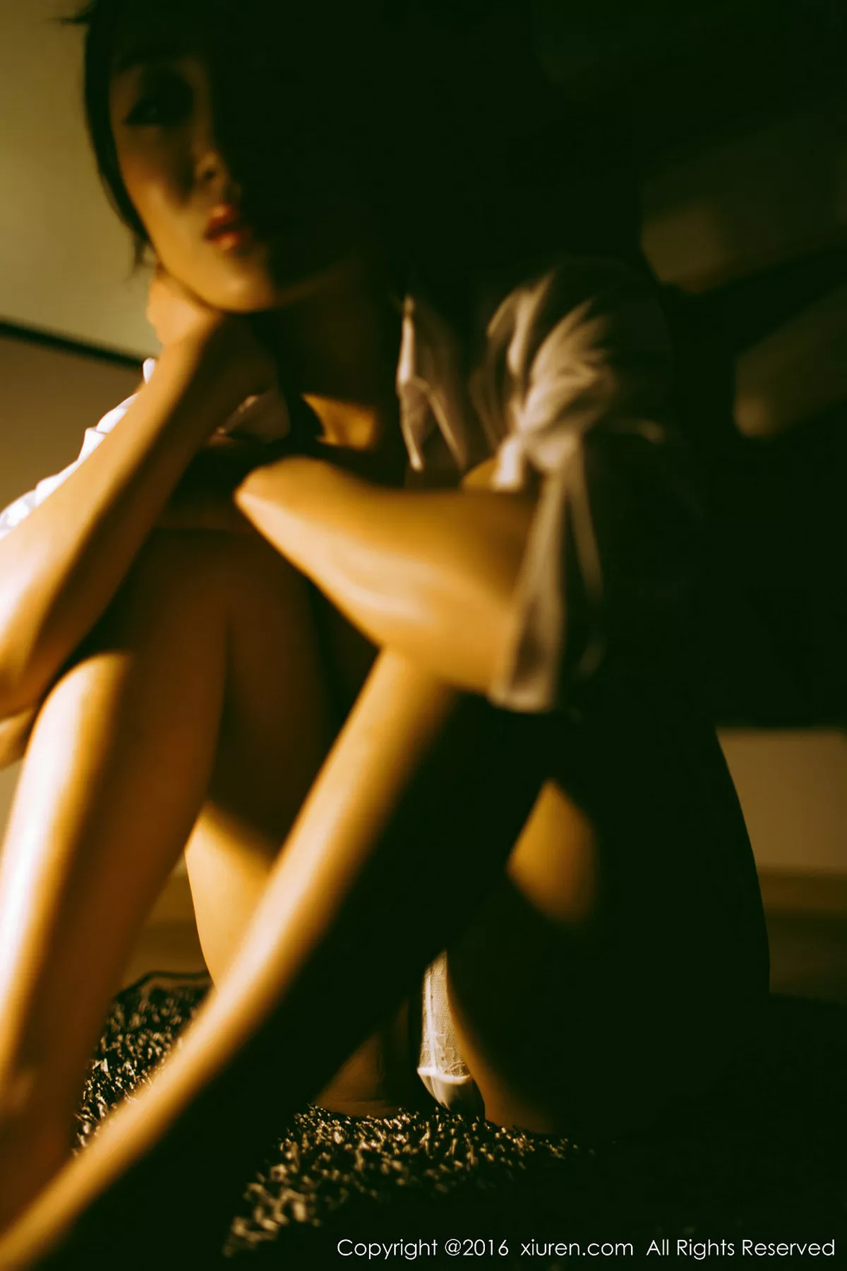 秀人集.com_[XiuRen秀人网]No.631_嫩模Sugar梁莹居家性感内衣黑色透视内裤露毛撩人诱惑写真60P