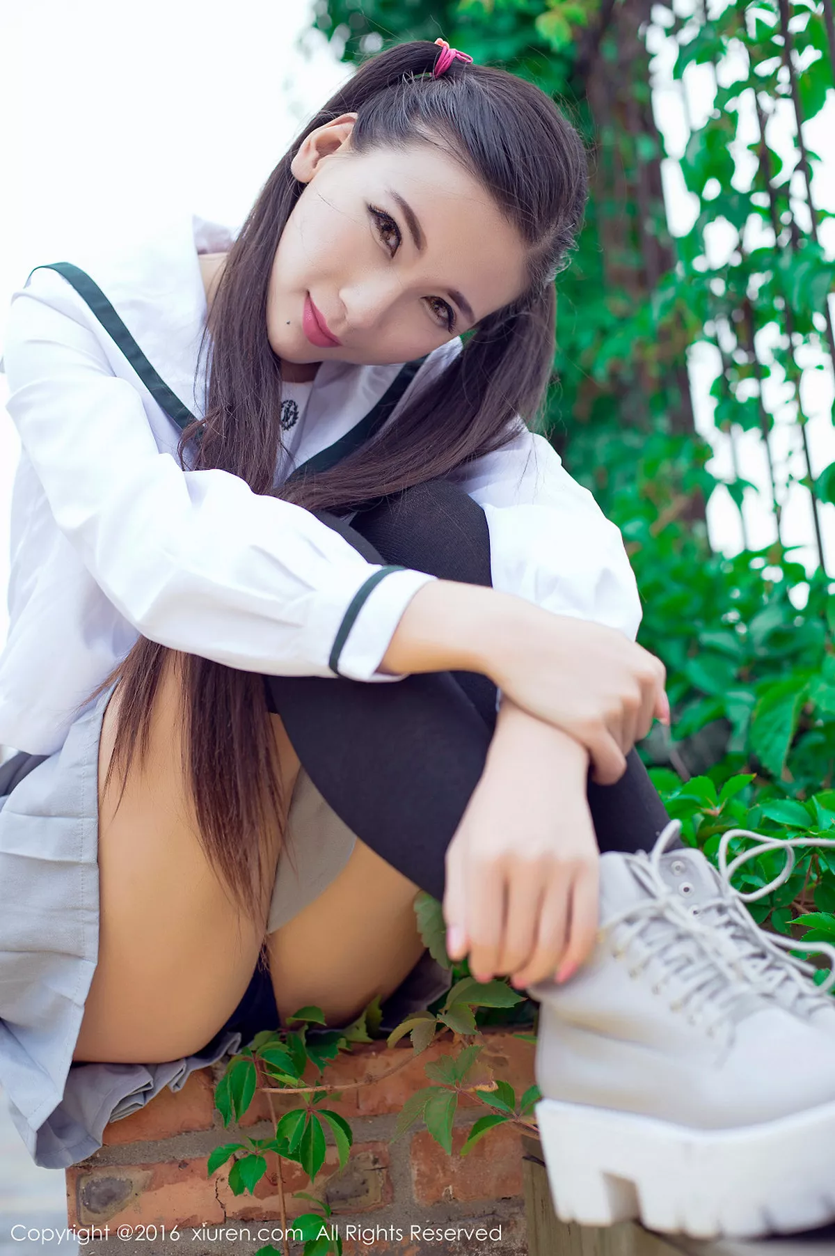 秀人集.com_[XiuRen秀人网]No.603_嫩模赵颖日系清纯校服双马尾辫黑丝美腿妩媚诱惑写真68P