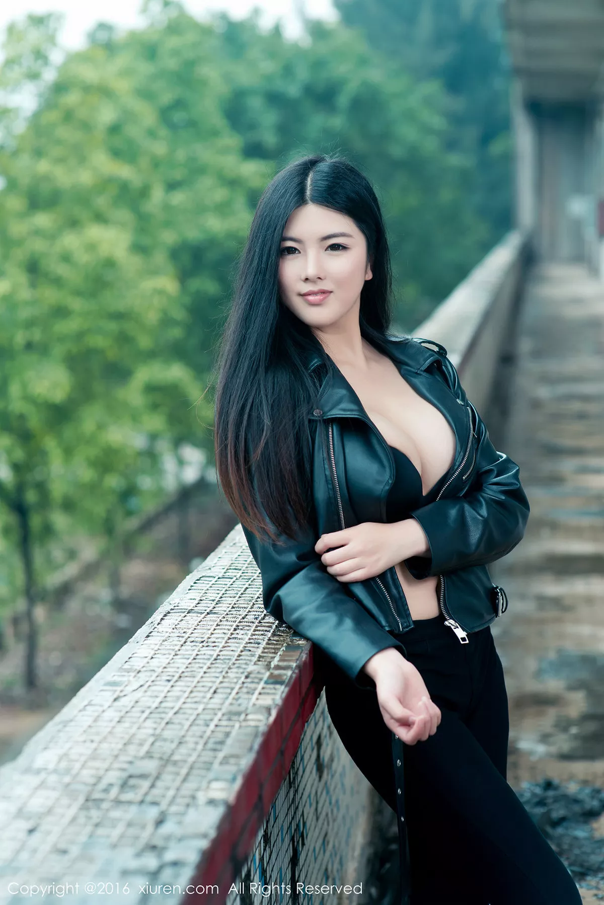 秀人集.com_[XiuRen秀人网]No.518_巨乳嫩模娜露Selena性感黑色内衣日系清新迷人写真52P