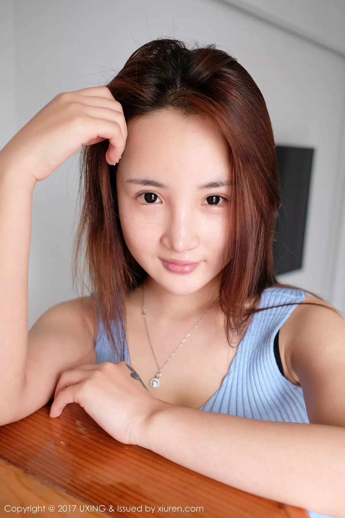 秀人集.com_[UXING优星馆]Vol.042_新人嫩模雅琪居家蕾丝内衣秀完美身材白嫩肌肤诱惑写真43P