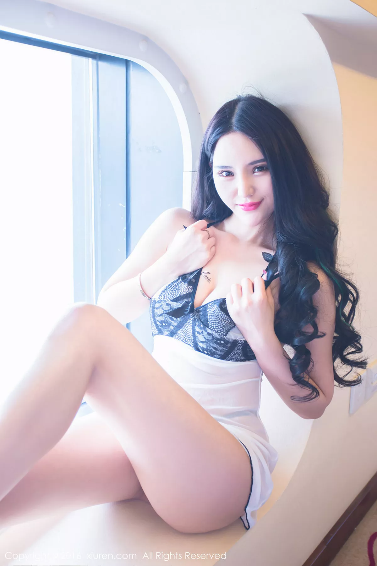 秀人集.com_[XiuRen秀人网]No.506_网络红人陈雅漫VICKY红色情趣内衣秀美胸性感红唇写真88P