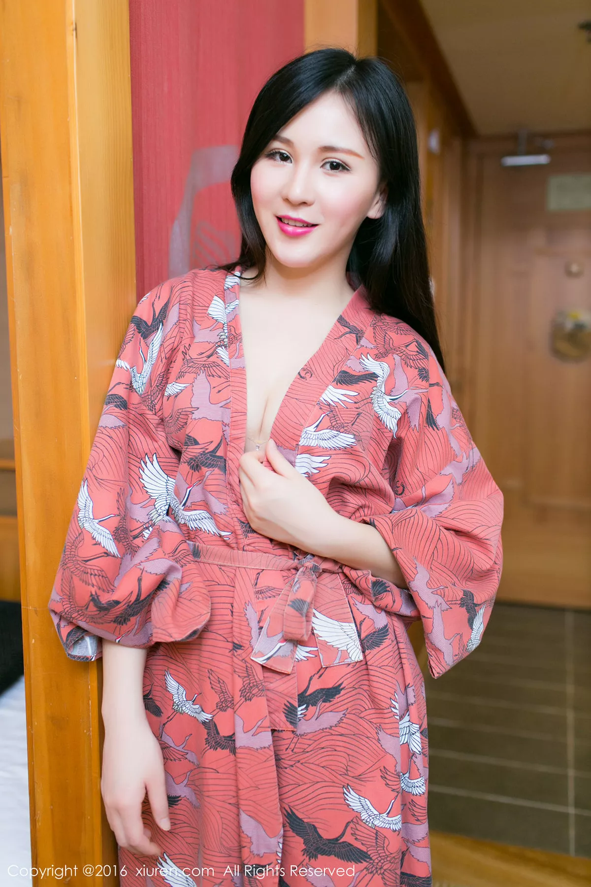 秀人集.com_[XiuRen秀人网]No.557_嫩模唐雨辰TYC珠海御温泉旅拍红色薄纱睡衣秀白嫩美腿写真69P