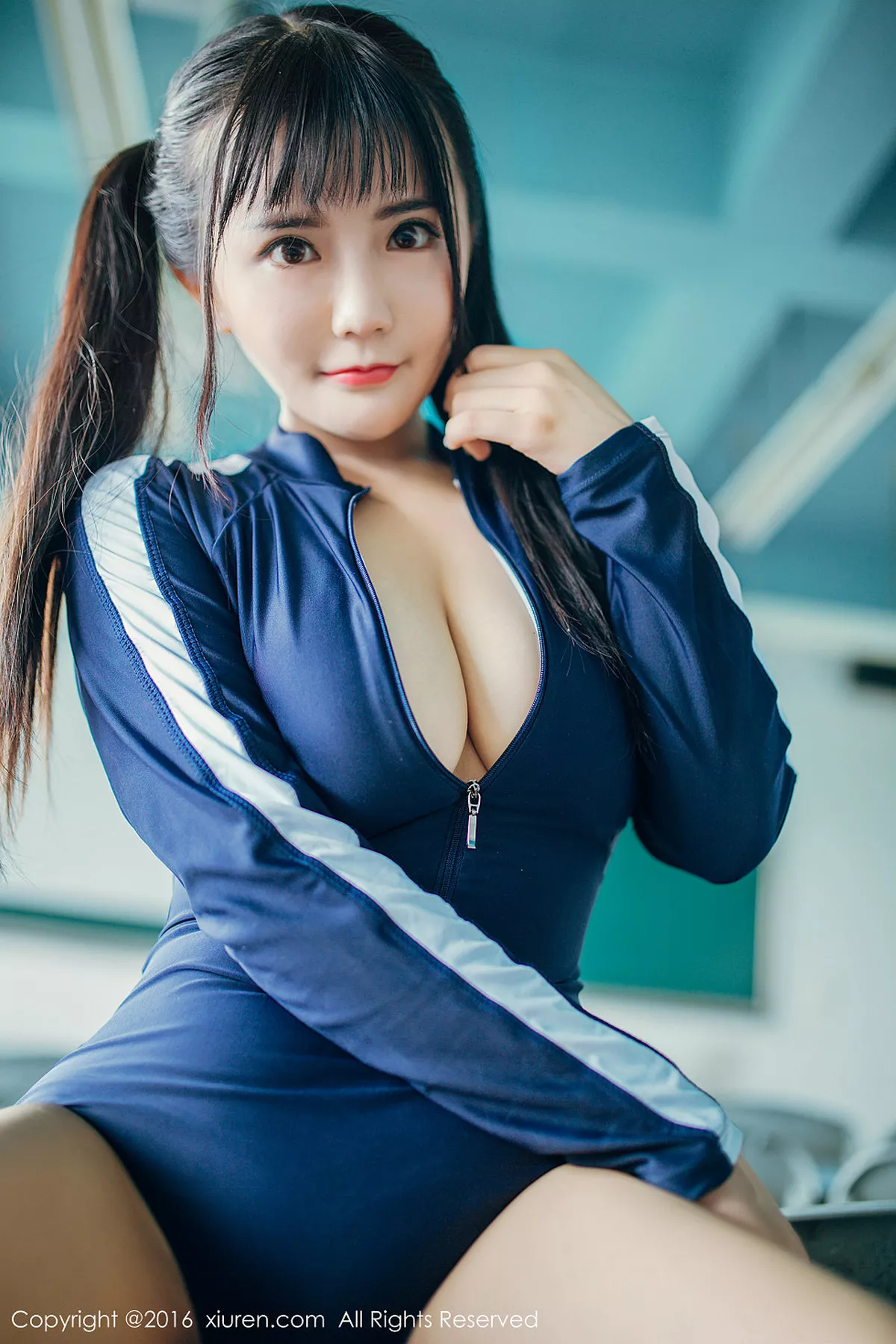 秀人集.com_[XiuRen秀人网]No.601_巨乳美少女阿乖Kiddo性感女仆装丰乳肥臀撩人诱惑写真51P