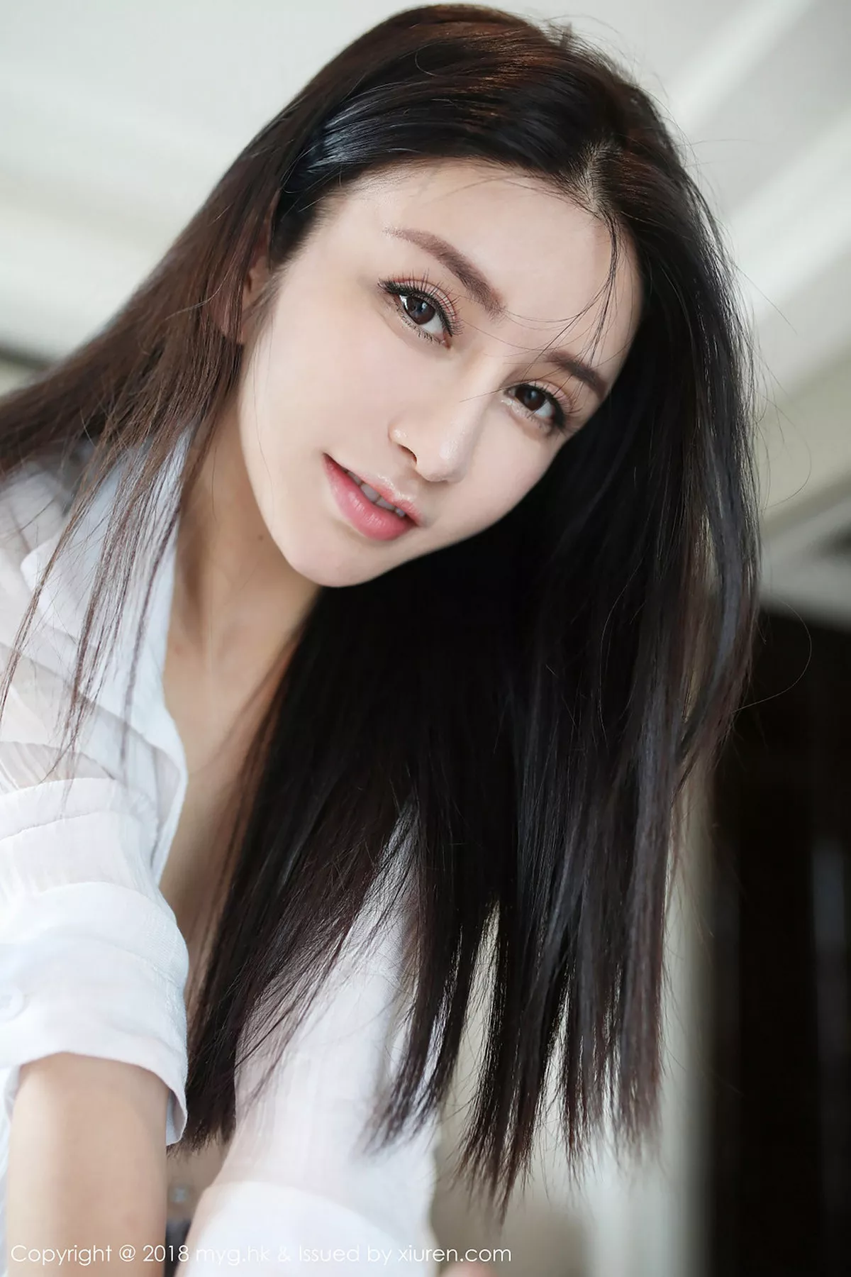 秀人集.com_[MyGirl美媛馆]Vol.319_女神李李七七喜喜真空白衬衣配白色蕾丝丁字裤喷血诱惑写真59P