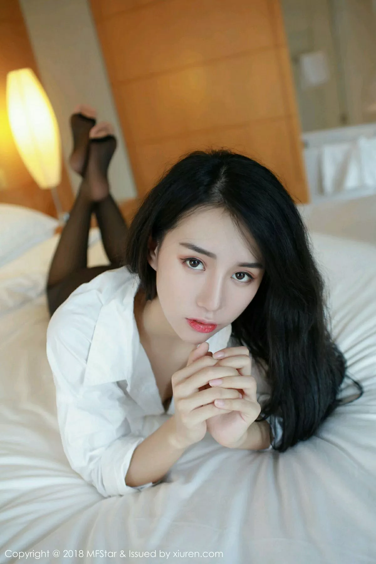 秀人集.com_[MFStar模范学院]Vol.156_嫩模白子嫣nicky真空白衬衣配超薄黑丝裤袜撩人诱惑写真40P