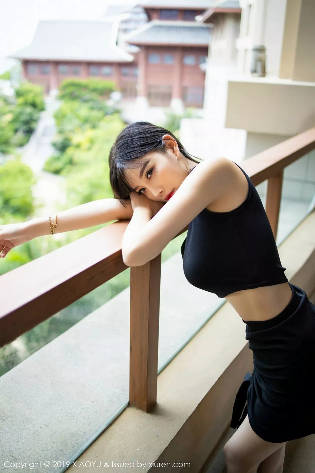 秀人集.com_[XiaoYu画语界]Vol.134_女神杨晨晨sugar海南岛心愿旅拍私房黑色蕾丝内裤诱惑写真62P