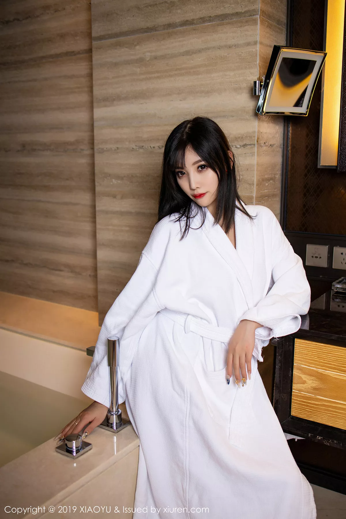 秀人集.com_[XiaoYu画语界]Vol.153_女神杨晨晨sugar海南旅拍酒红蕾丝内衣配吊带丝袜诱惑写真80P