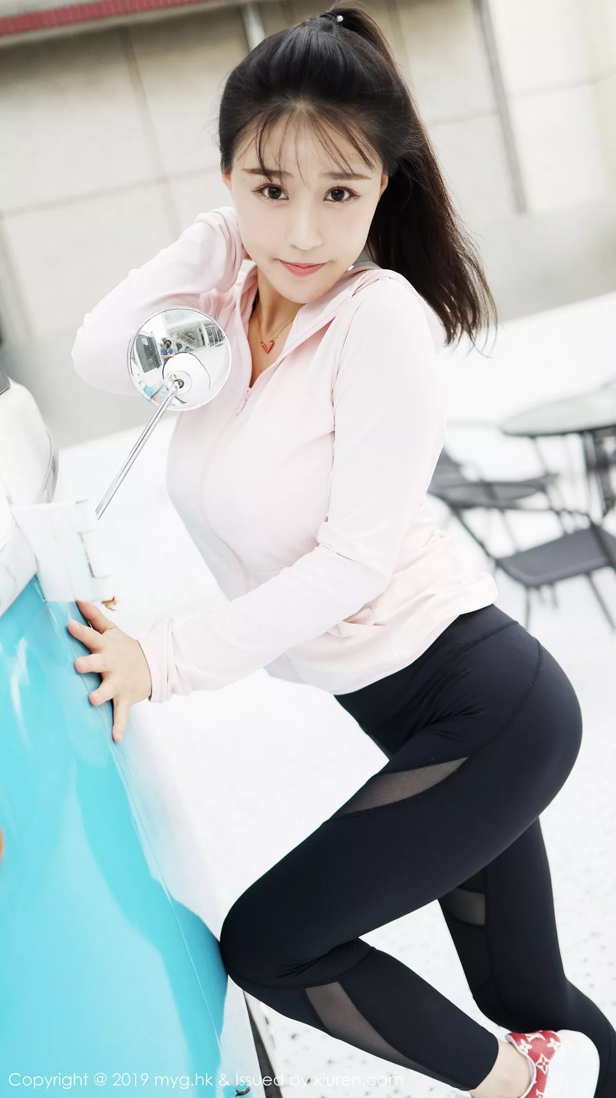 秀人集.com_[MyGirl美媛馆]Vol.387_女神Flower朱可儿户外运动装半脱秀蕾丝内裤惹火诱惑写真75P